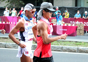 東京五輪50km競歩 本学陸上競技部OB丸尾執念の完歩